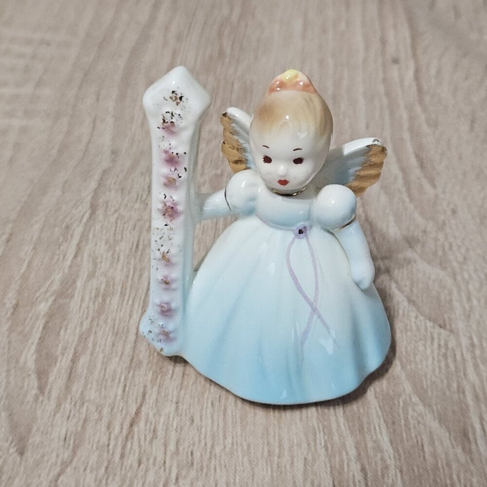 Josef Original Birthday Angel Figurine—Age 1 Ceramic
